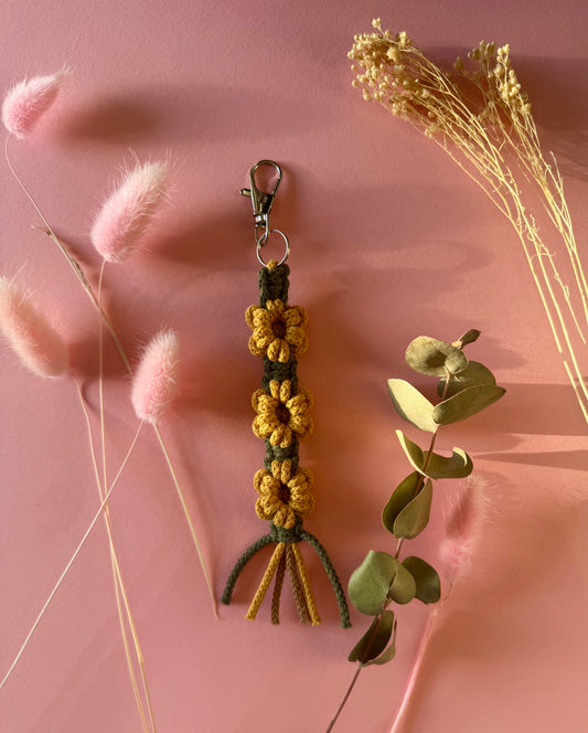 Sunflower Keyring