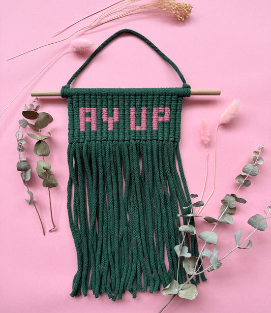 AY UP Hanging